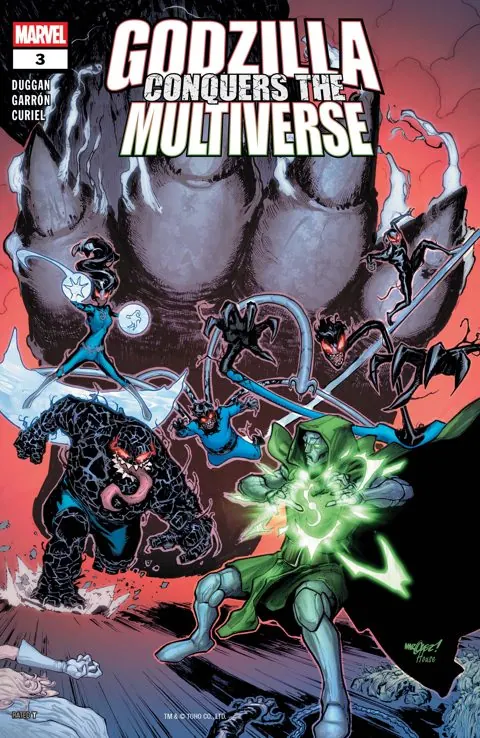 Godzilla Conquers The Multiverse (2026) #3 cover