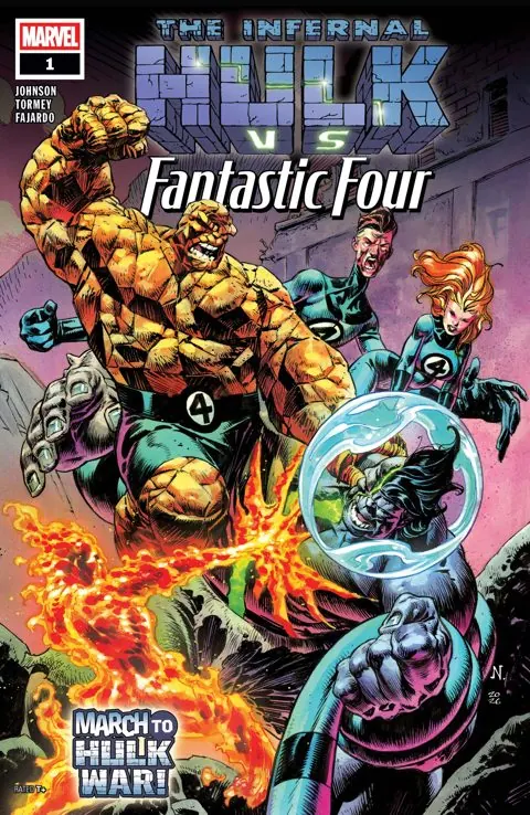 Infernal Hulk vs. Fantastic Four (2026) #1 cover