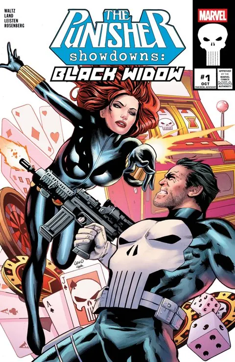 Punisher Showdowns: Black Widow (2026) #1 cover